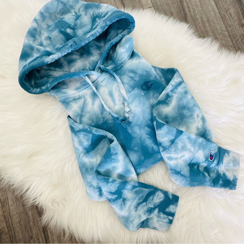 NWOT Champion Tie-Dye Pull Over Hoodie - Picture 2 of 4